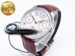 Portuguese Real PR Real Annual Calendar IW5035 ZF 1:1 Best Edition White Dial RG Markers on Brown Leather Strap A52850 - Görsel 2