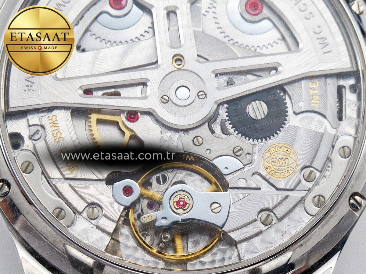 Portuguese Real PR Real Annual Calendar IW5035 ZF 1:1 Best Edition White Dial RG Markers on Brown Leather Strap A52850 - Görsel 21