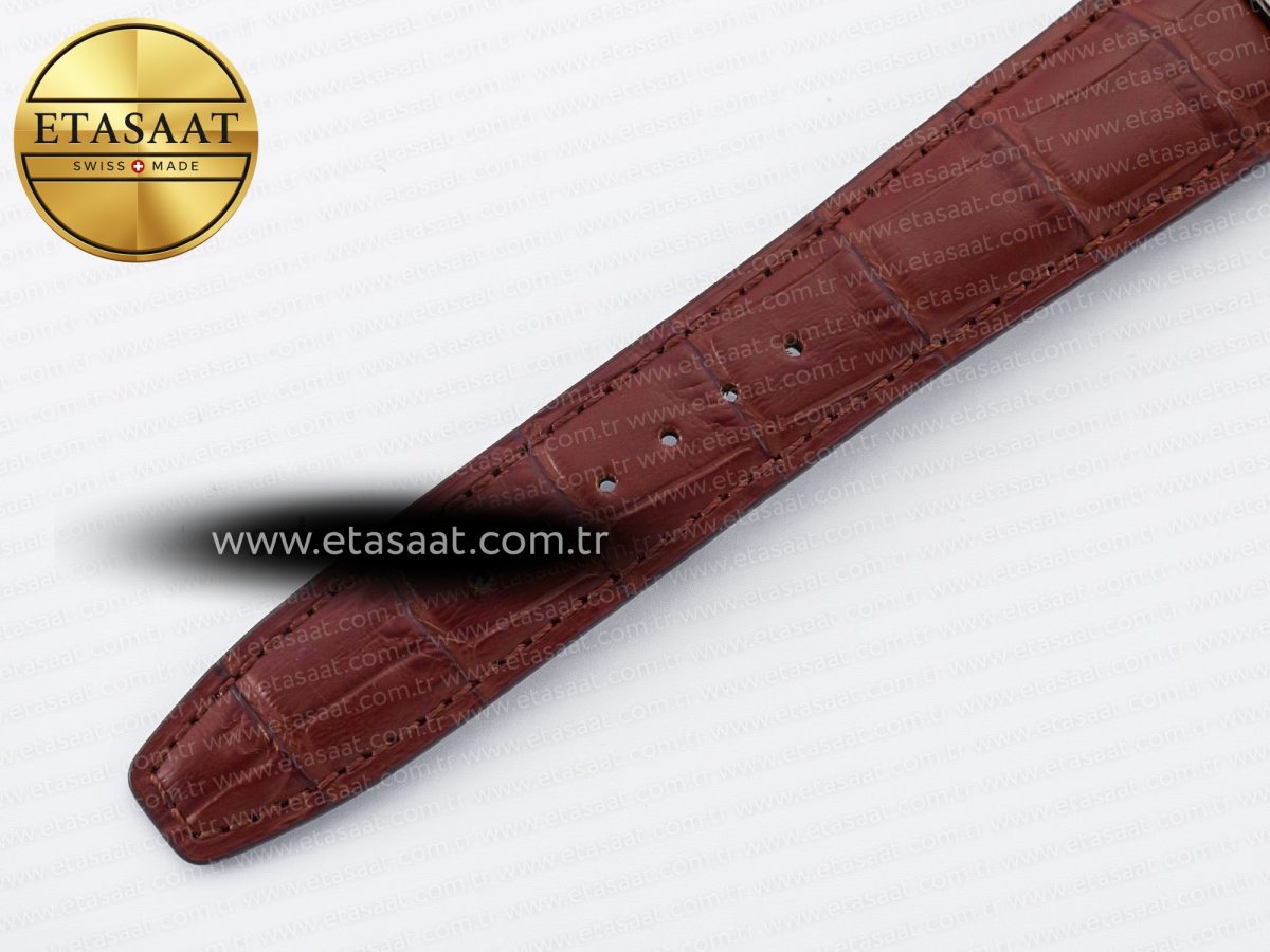 Portuguese Real PR Real Annual Calendar IW5035 ZF 1:1 Best Edition White Dial RG Markers on Brown Leather Strap A52850 - Görsel 25