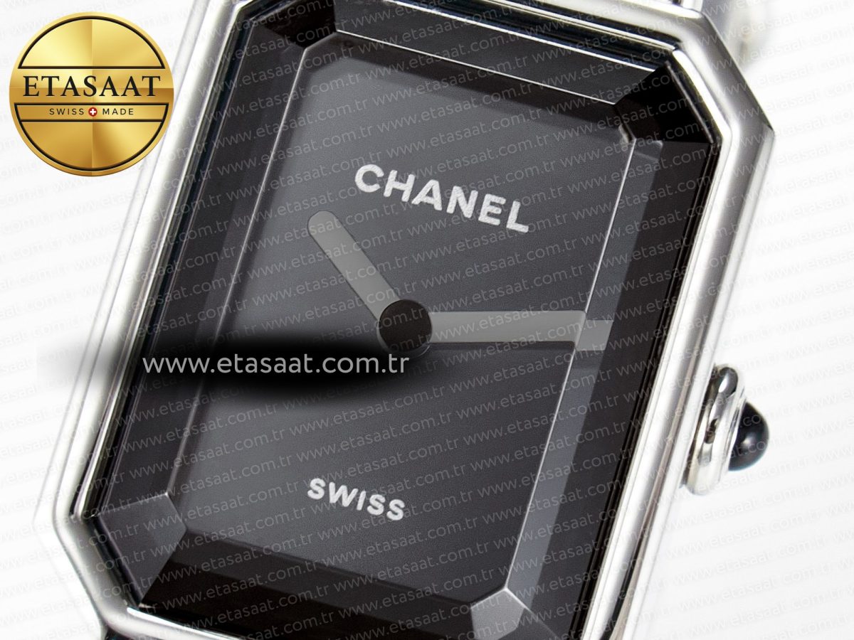 Ppremière Iconic Chain Watch SS BVF 1:1 Best Edition Black Dial on Chain Bracelet RONDA Quartz - Görsel 10