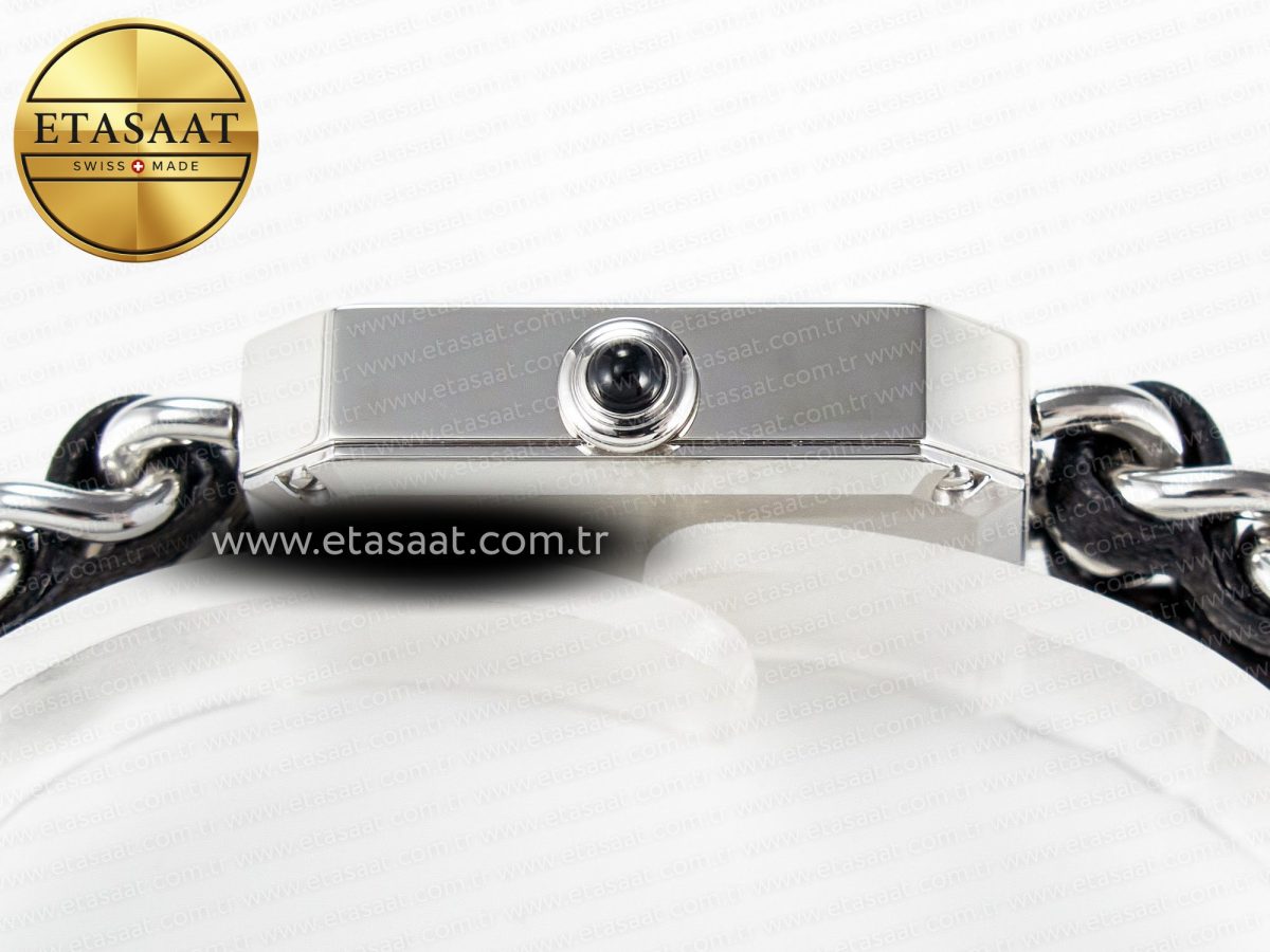 Ppremière Iconic Chain Watch SS BVF 1:1 Best Edition Black Dial on Chain Bracelet RONDA Quartz - Görsel 13