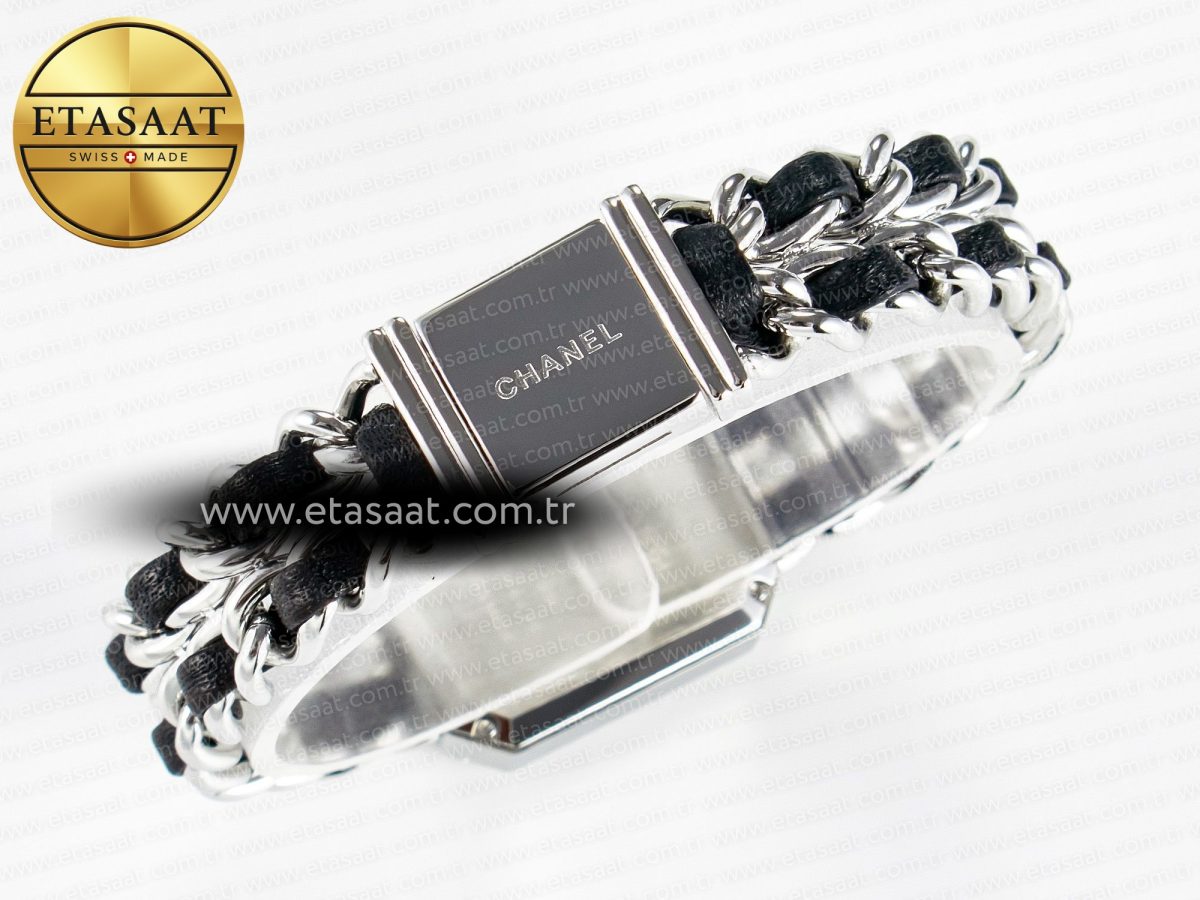 Ppremière Iconic Chain Watch SS BVF 1:1 Best Edition Black Dial on Chain Bracelet RONDA Quartz - Görsel 14