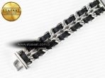 Ppremière Iconic Chain Watch SS BVF 1:1 Best Edition Black Dial on Chain Bracelet RONDA Quartz - Görsel 16
