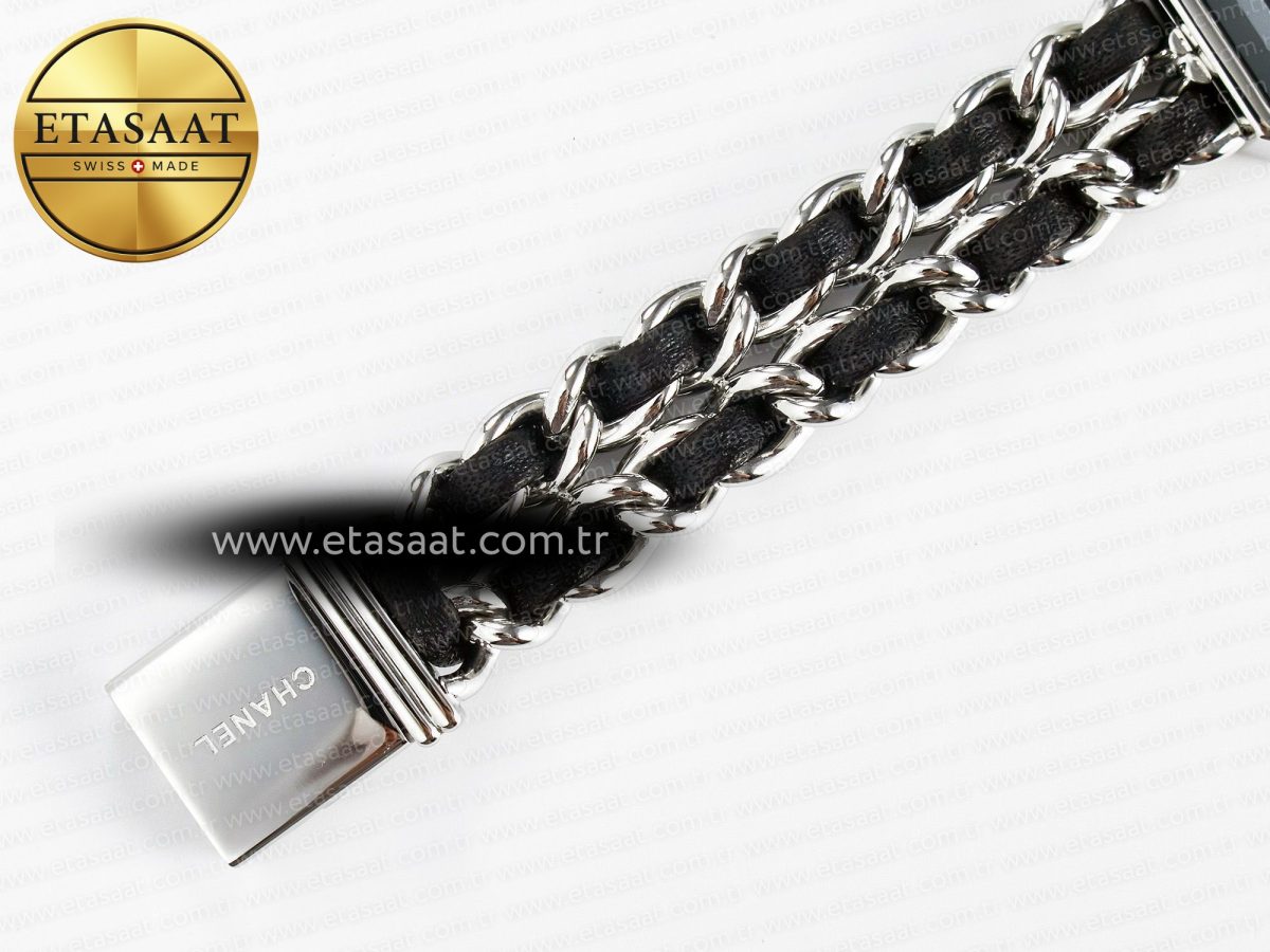 Ppremière Iconic Chain Watch SS BVF 1:1 Best Edition Black Dial on Chain Bracelet RONDA Quartz - Görsel 18