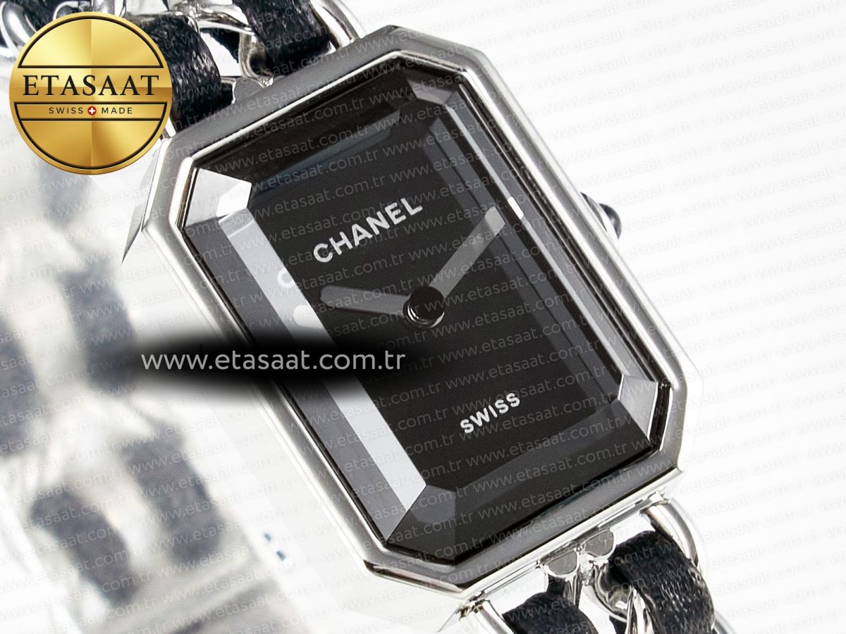 Ppremière Iconic Chain Watch SS BVF 1:1 Best Edition Black Dial on Chain Bracelet RONDA Quartz - Görsel 5