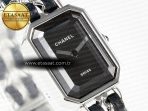Ppremière Iconic Chain Watch SS BVF 1:1 Best Edition Black Dial on Chain Bracelet RONDA Quartz - Görsel 5