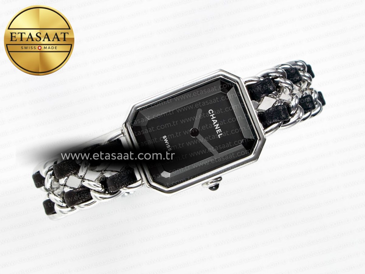 Ppremière Iconic Chain Watch SS BVF 1:1 Best Edition Black Dial on Chain Bracelet RONDA Quartz - Görsel 8
