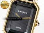 Ppremière Iconic Chain Watch YG BVF 1:1 Best Edition Black Dial on Chain Bracelet RONDA Quartz - Görsel 10