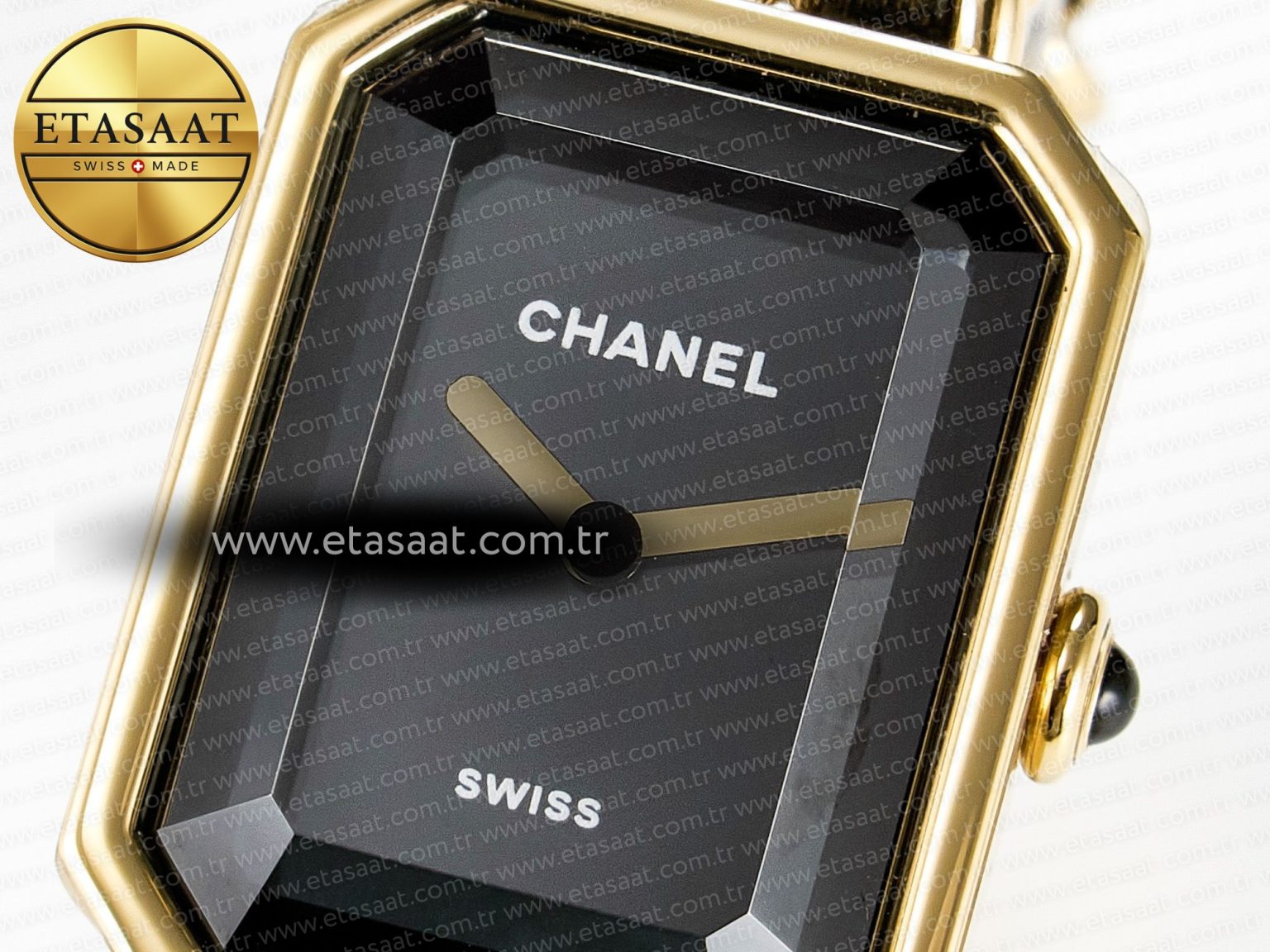 Ppremière Iconic Chain Watch YG BVF 1:1 Best Edition Black Dial on Chain Bracelet RONDA Quartz - Görsel 10