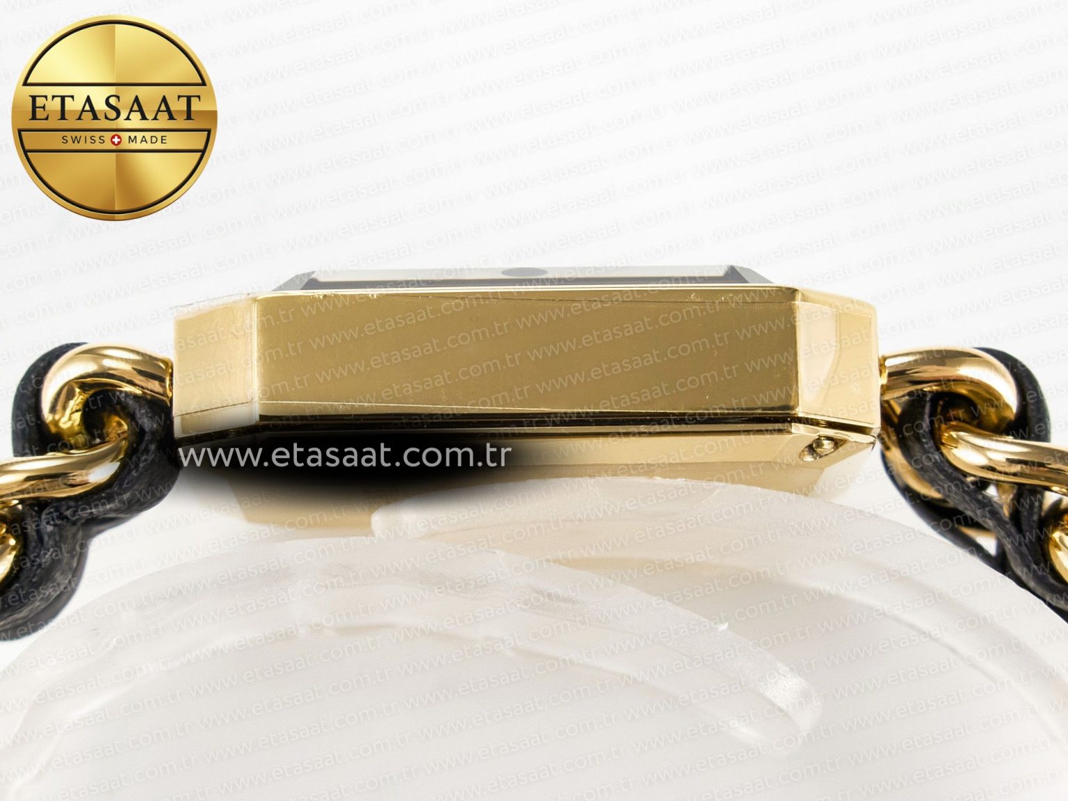 Ppremière Iconic Chain Watch YG BVF 1:1 Best Edition Black Dial on Chain Bracelet RONDA Quartz - Görsel 12