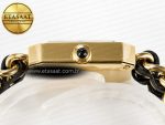 Ppremière Iconic Chain Watch YG BVF 1:1 Best Edition Black Dial on Chain Bracelet RONDA Quartz - Görsel 13