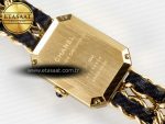 Ppremière Iconic Chain Watch YG BVF 1:1 Best Edition Black Dial on Chain Bracelet RONDA Quartz - Görsel 15