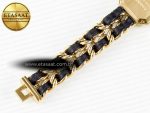 Ppremière Iconic Chain Watch YG BVF 1:1 Best Edition Black Dial on Chain Bracelet RONDA Quartz - Görsel 19