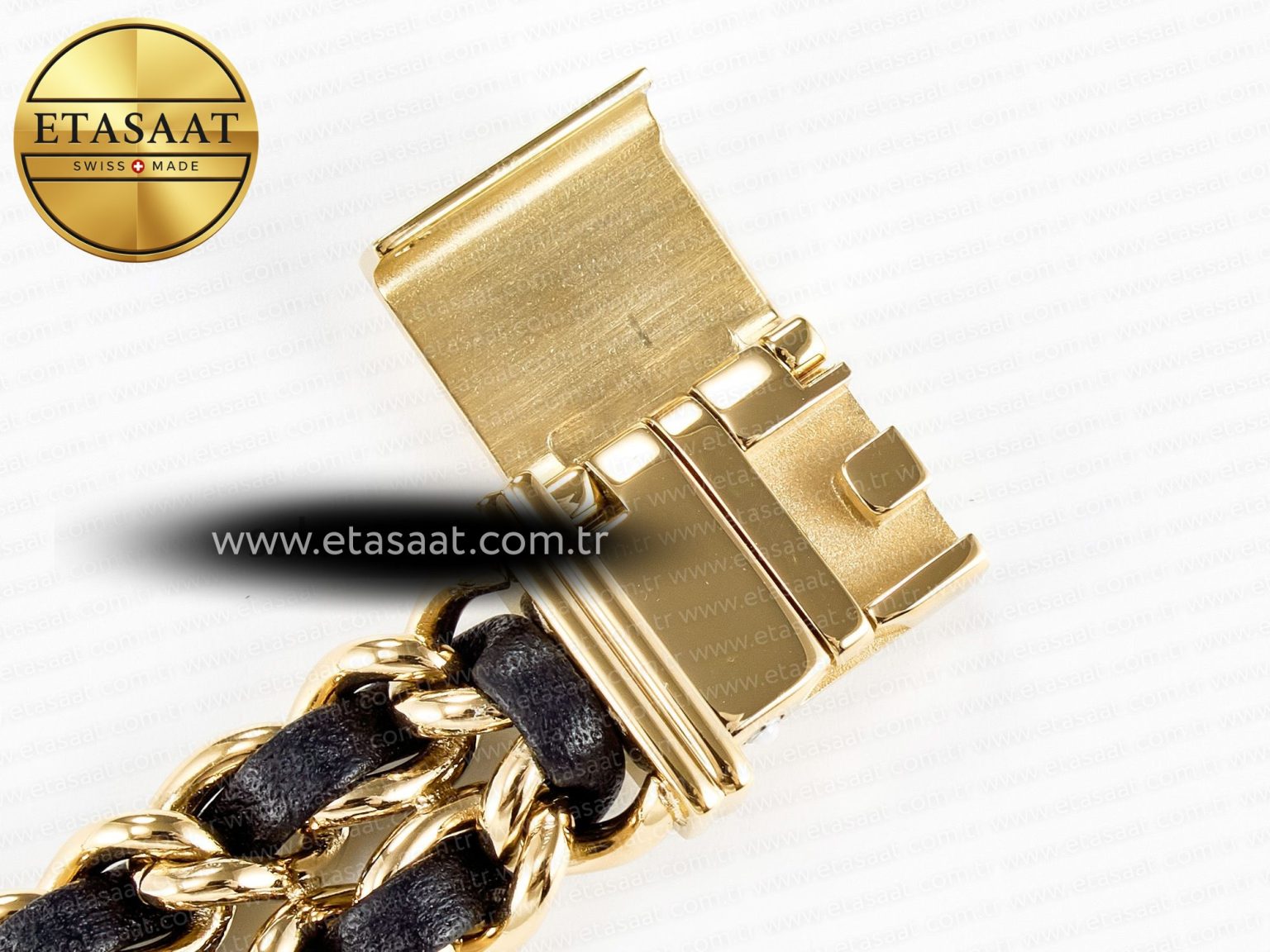 Ppremière Iconic Chain Watch YG BVF 1:1 Best Edition Black Dial on Chain Bracelet RONDA Quartz - Görsel 20
