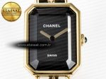 Ppremière Iconic Chain Watch YG BVF 1:1 Best Edition Black Dial on Chain Bracelet RONDA Quartz - Görsel 4