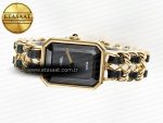 Ppremière Iconic Chain Watch YG BVF 1:1 Best Edition Black Dial on Chain Bracelet RONDA Quartz - Görsel 9