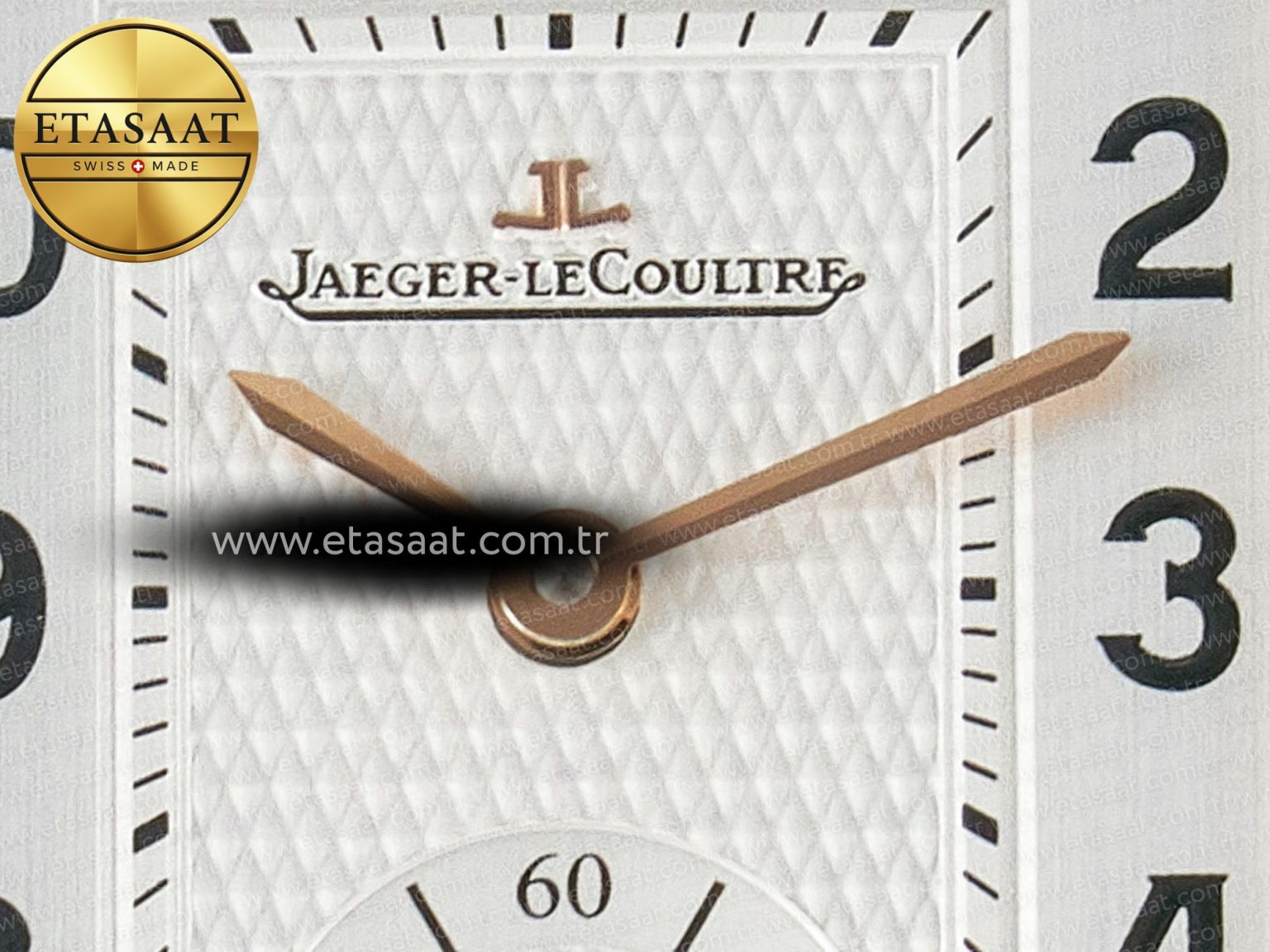 Reverso Classic Duoface Small Seconds RG MGF Best Edition White Guilloché Dial on Black Leather Strap A854A - Görsel 14
