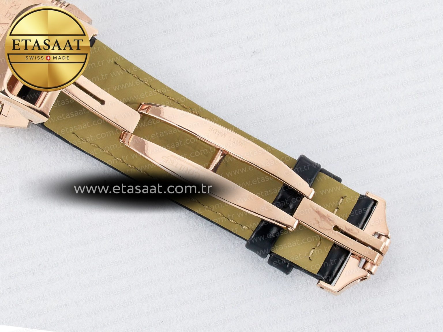 Reverso Classic Duoface Small Seconds RG MGF Best Edition White Guilloché Dial on Black Leather Strap A854A - Görsel 27