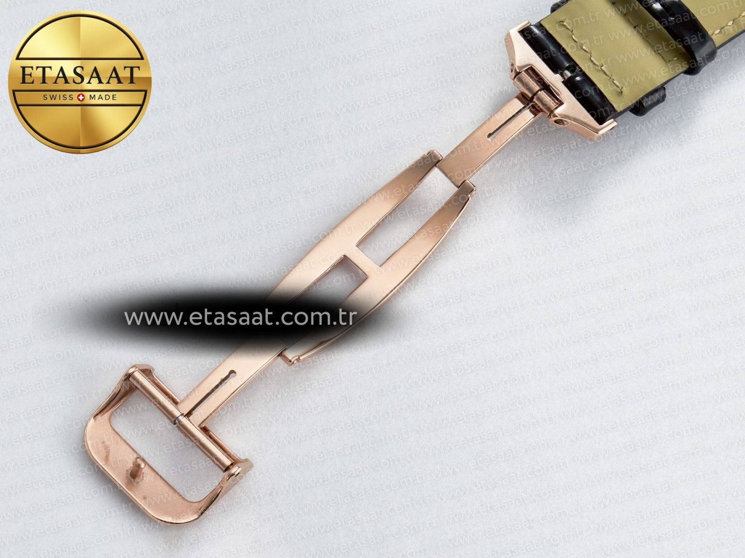Reverso Classic Duoface Small Seconds RG MGF Best Edition White Guilloché Dial on Black Leather Strap A854A - Görsel 28