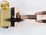 Reverso Classic Duoface Small Seconds RG MGF Best Edition White Guilloché Dial on Black Leather Strap A854A - Görsel 30