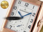Reverso Classic Duoface Small Seconds RG MGF Best Edition White Textured Dial on Black Leather Strap A854A - Görsel 14