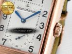 Reverso Classic Duoface Small Seconds RG MGF Best Edition White Textured Dial on Black Leather Strap A854A - Görsel 15