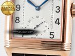 Reverso Classic Duoface Small Seconds RG MGF Best Edition White Textured Dial on Black Leather Strap A854A - Görsel 16