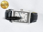 Reverso Classic Duoface Small Seconds SS MGF Best Edition White Guilloché Dial on Black Leather Strap A854A - Görsel 13