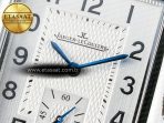 Reverso Classic Duoface Small Seconds SS MGF Best Edition White Guilloché Dial on Black Leather Strap A854A - Görsel 14