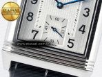 Reverso Classic Duoface Small Seconds SS MGF Best Edition White Guilloché Dial on Black Leather Strap A854A - Görsel 16