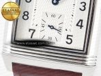 Reverso Classic Duoface Small Seconds SS MGF Best Edition White Guilloché Dial on Red Leather Strap A854A - Görsel 16