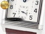 Reverso Classic Duoface Small Seconds SS MGF Best Edition White Guilloché Dial on Red Leather Strap A854A - Görsel 16