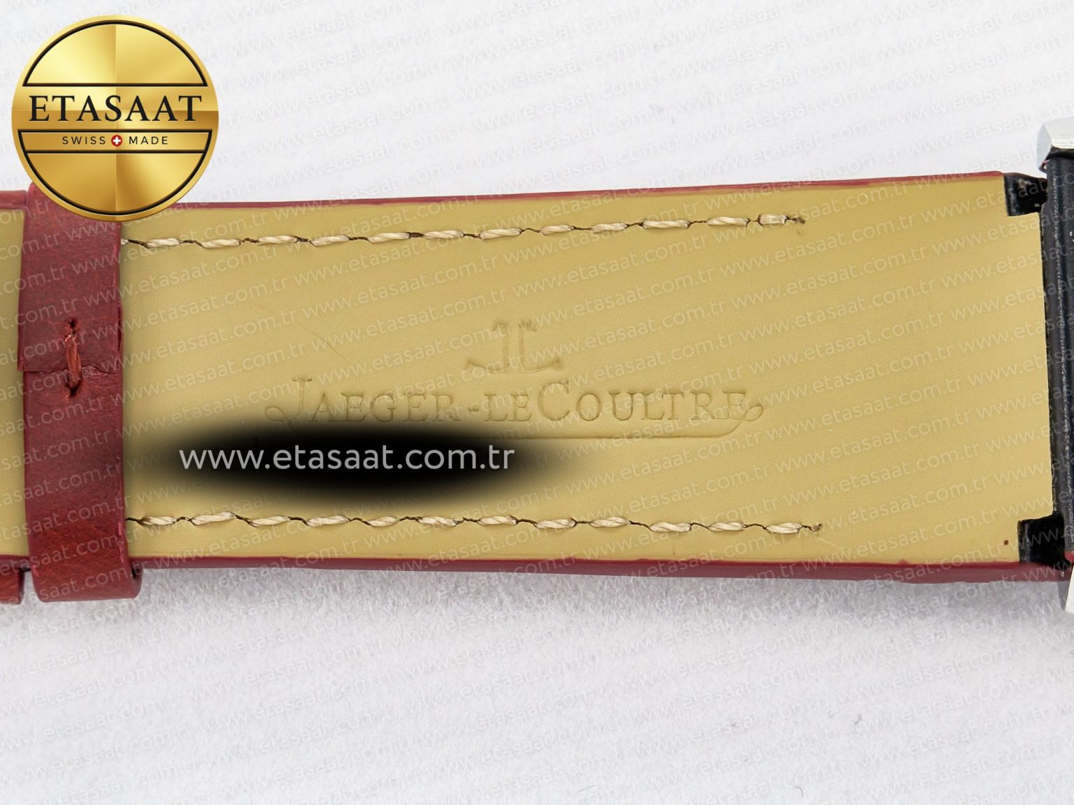 Reverso Classic Duoface Small Seconds SS MGF Best Edition White Guilloché Dial on Red Leather Strap A854A - Görsel 23