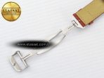 Reverso Classic Duoface Small Seconds SS MGF Best Edition White Guilloché Dial on Red Leather Strap A854A - Görsel 27