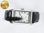 Reverso Classic Duoface Small Seconds SS MGF Best Edition White Textured Dial on Black Leather Strap A854A - Görsel 13