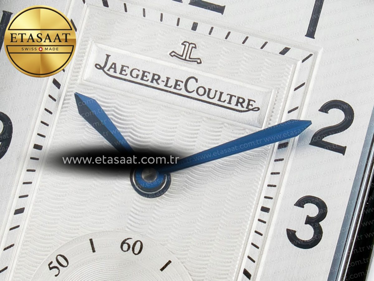 Reverso Classic Duoface Small Seconds SS MGF Best Edition White Textured Dial on Black Leather Strap A854A - Görsel 14