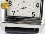 Reverso Classic Duoface Small Seconds SS MGF Best Edition White Textured Dial on Black Leather Strap A854A - Görsel 16