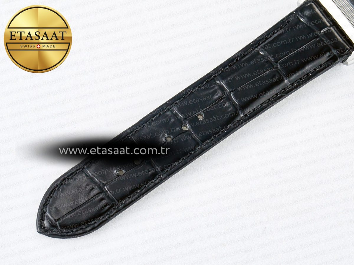 Reverso Classic Duoface Small Seconds SS MGF Best Edition White Textured Dial on Black Leather Strap A854A - Görsel 21