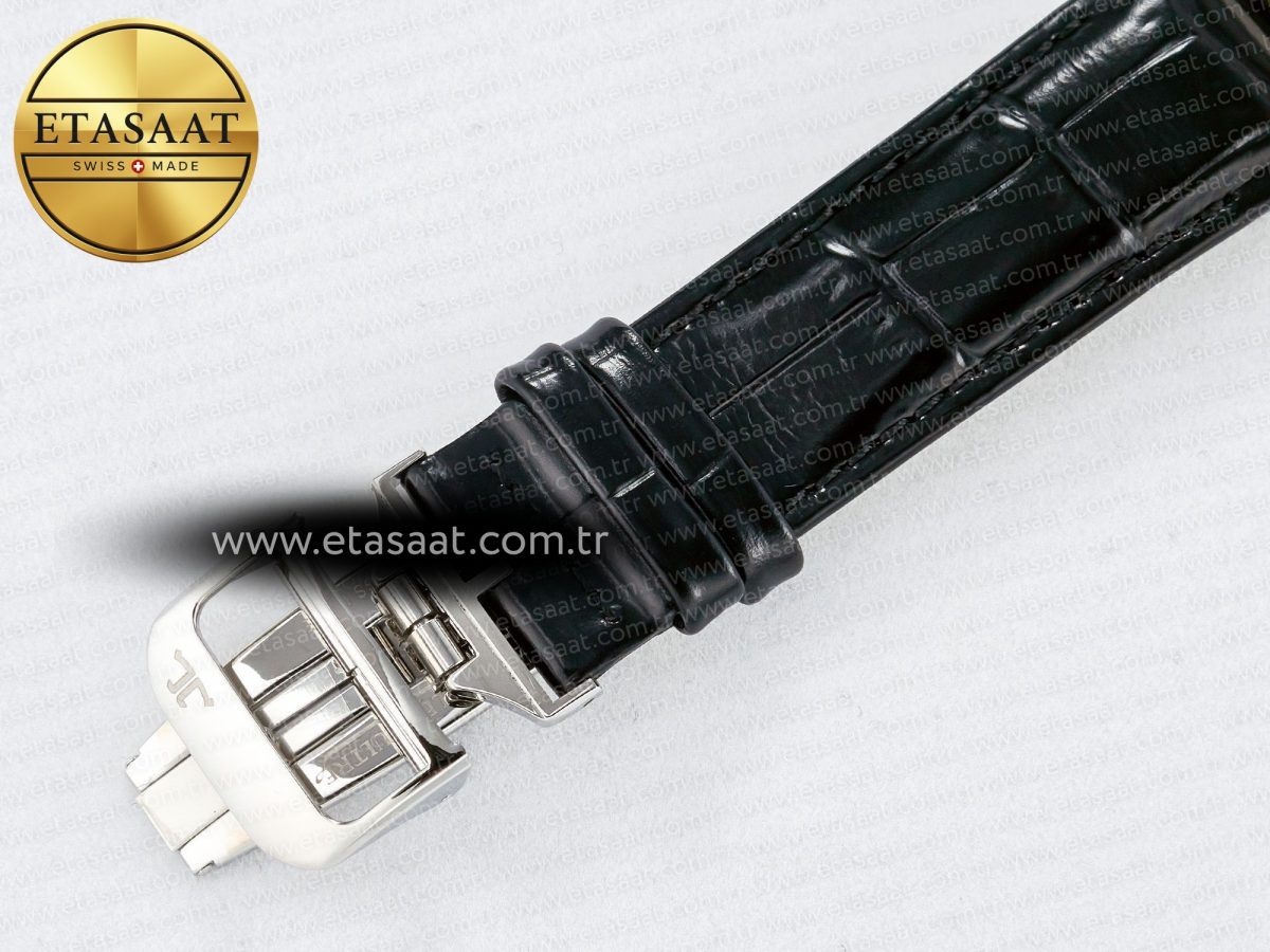 Reverso Classic Duoface Small Seconds SS MGF Best Edition White Textured Dial on Black Leather Strap A854A - Görsel 22