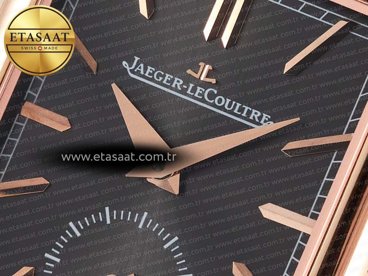 Reverso Tribute Duoface Small Seconds RG MGF Best Edition Black Dial on Red Leather Strap A854A - Görsel 14