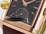 Reverso Tribute Duoface Small Seconds RG MGF Best Edition Black Dial on Red Leather Strap A854A - Görsel 16