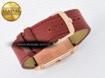 Reverso Tribute Duoface Small Seconds RG MGF Best Edition Black Dial on Red Leather Strap A854A - Görsel 19