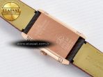 Reverso Tribute Duoface Small Seconds RG MGF Best Edition Black Dial on Red Leather Strap A854A - Görsel 20