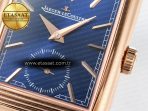Reverso Tribute Duoface Small Seconds RG MGF Best Edition Blue Dial on Blue Leather Strap A854A - Görsel 15