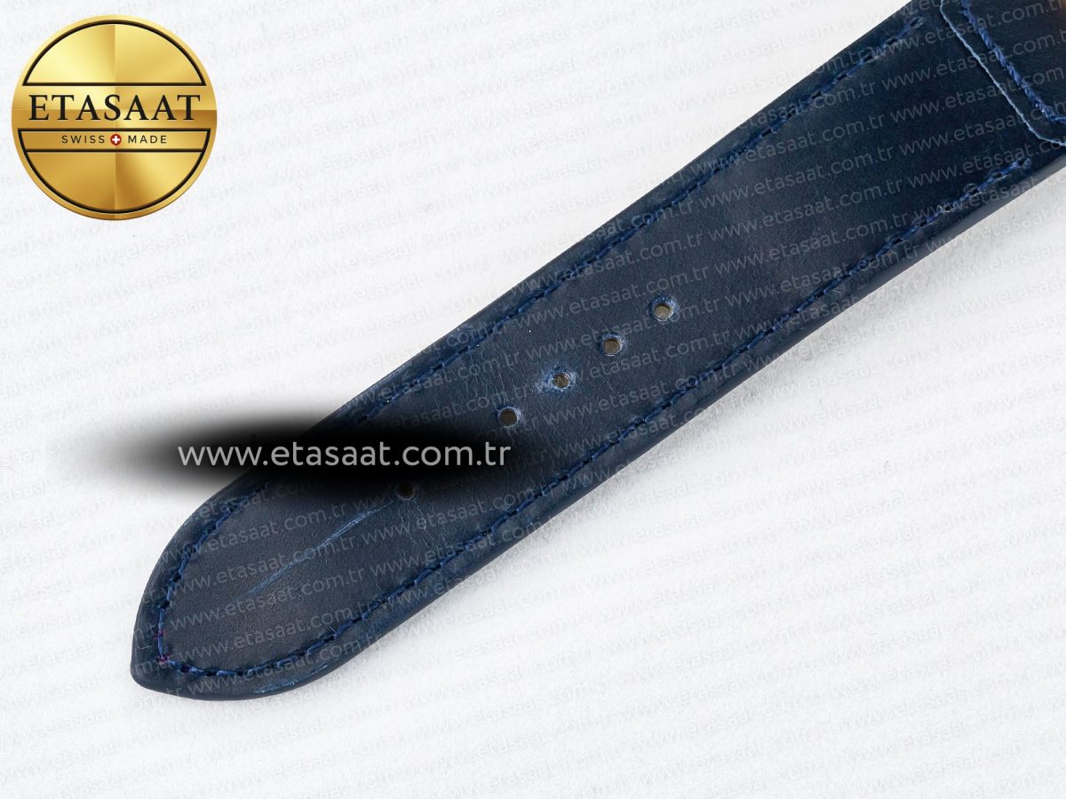 Reverso Tribute Duoface Small Seconds RG MGF Best Edition Blue Dial on Blue Leather Strap A854A - Görsel 21