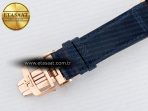 Reverso Tribute Duoface Small Seconds RG MGF Best Edition Blue Dial on Blue Leather Strap A854A - Görsel 22