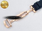 Reverso Tribute Duoface Small Seconds RG MGF Best Edition Blue Dial on Blue Leather Strap A854A - Görsel 27