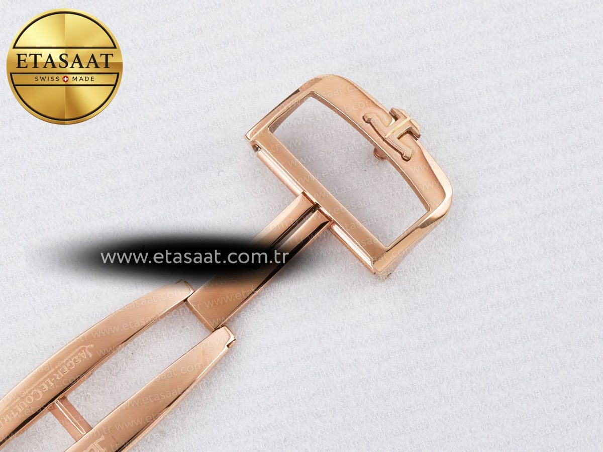 Reverso Tribute Duoface Small Seconds RG MGF Best Edition Blue Dial on Blue Leather Strap A854A - Görsel 30
