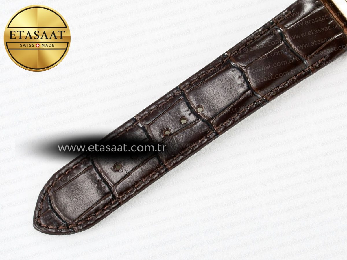 Reverso Tribute Duoface Small Seconds RG MGF Best Edition White Spray Paint Dial on Black Leather Strap A854A - Görsel 21