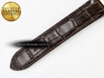 Reverso Tribute Duoface Small Seconds RG MGF Best Edition White Spray Paint Dial on Black Leather Strap A854A - Görsel 21
